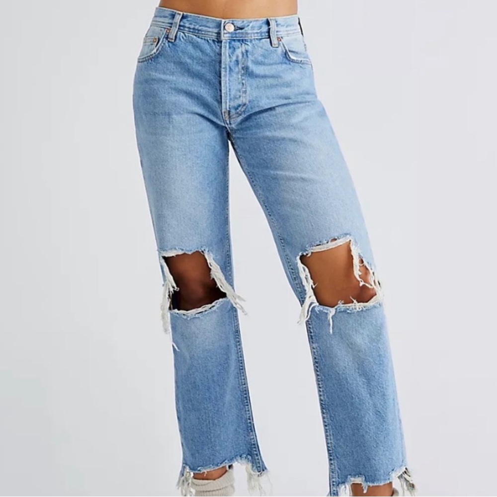 We the FreeDistresse Light Blue Jeans 28